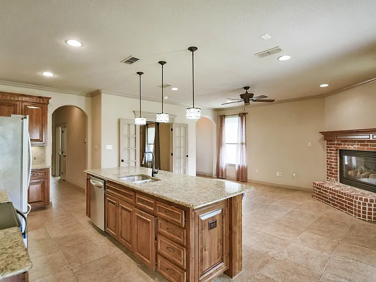 Another angle of the kitchen