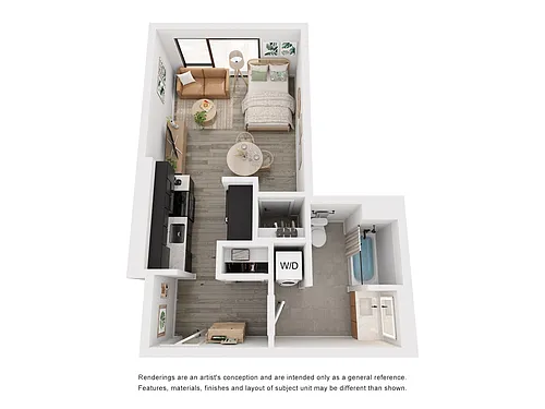 Floor plan Studio G