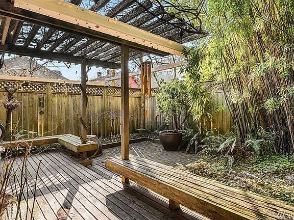 French doors lead to your private deck/yard.