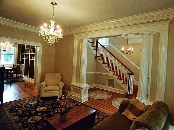 Foyer and Living Room