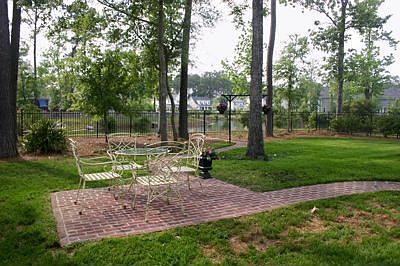 Beautifully landscaped Back yard