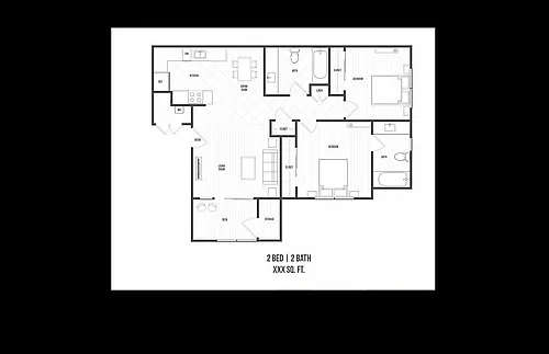 Floor plan 2b2b