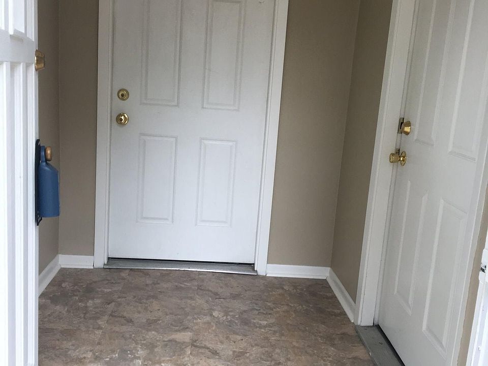 Front entry to both units