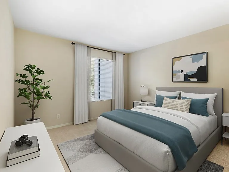 Renovated Package I bedroom with carpet