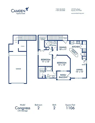 Floor plan Congress - G