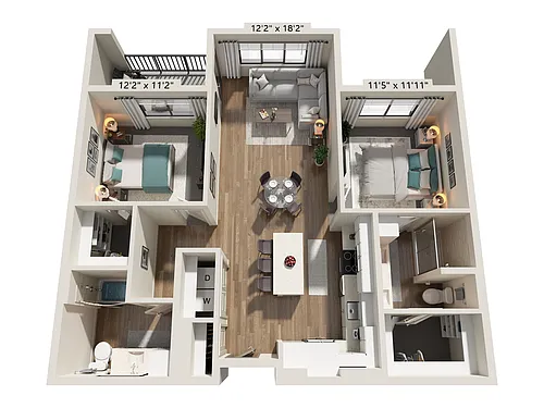 Floor plan B1