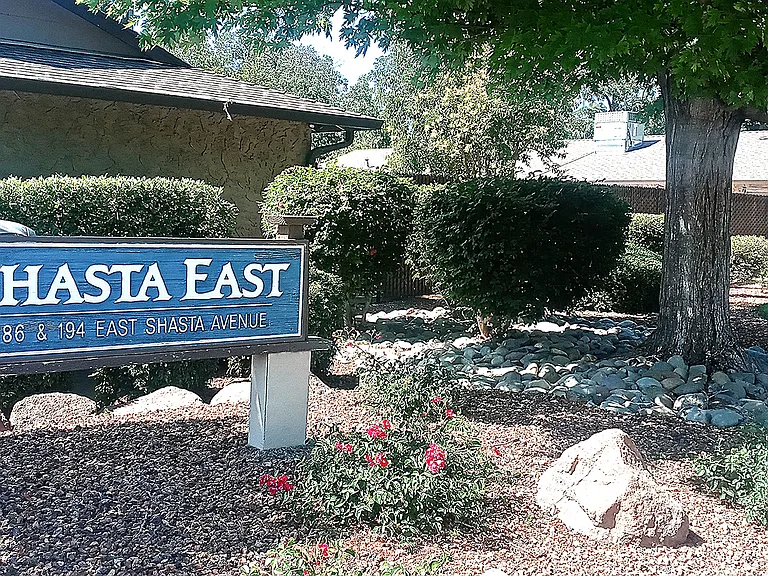 Front of the complex