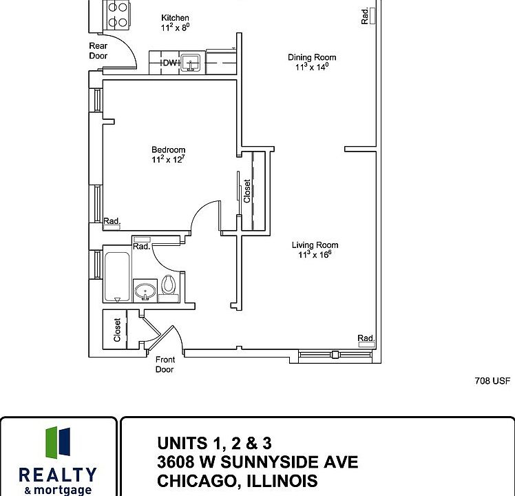 1st image of 3608 W Sunnyside Ave #2