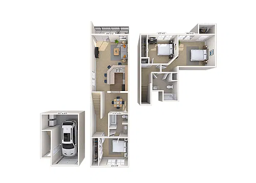 Floor plan The Queen Palm