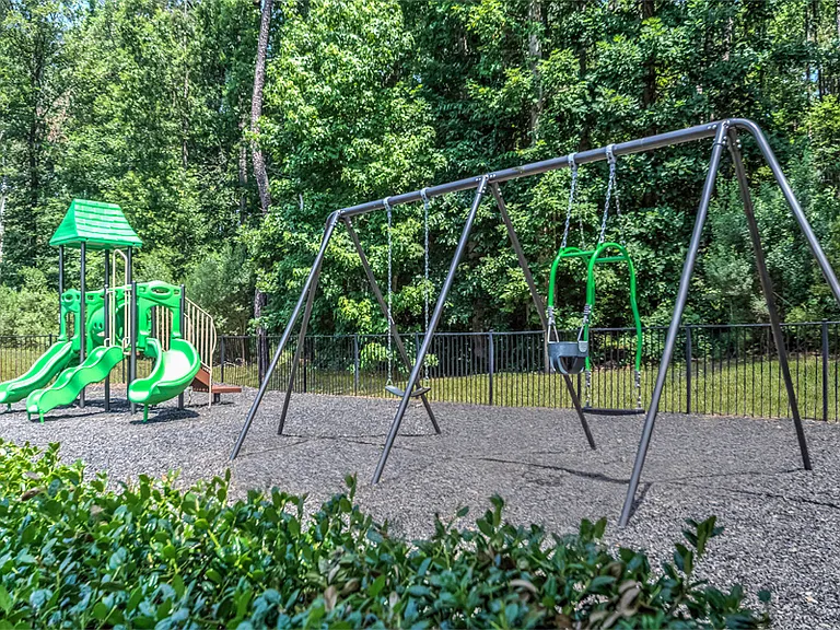 On-site playground with swing set