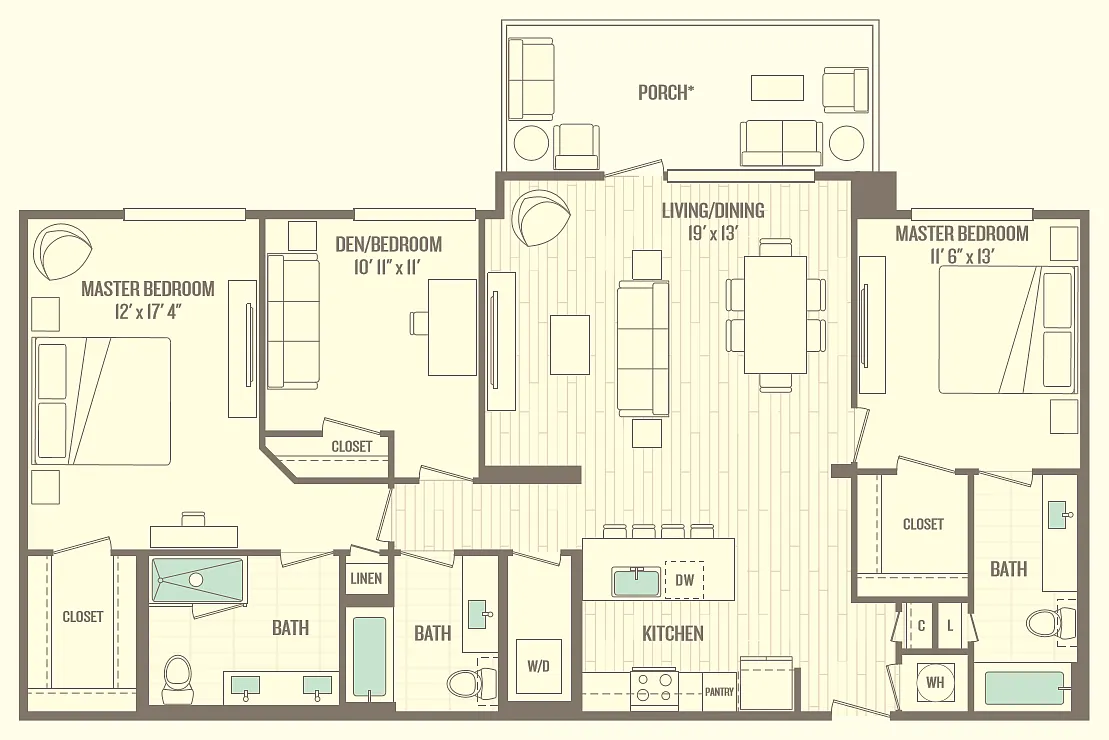 Floor plan C2