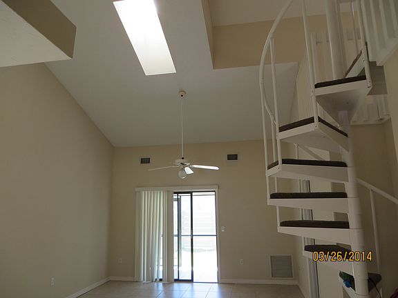 Skylight in living area
