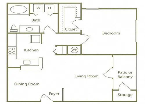 Floor plan The Chastain