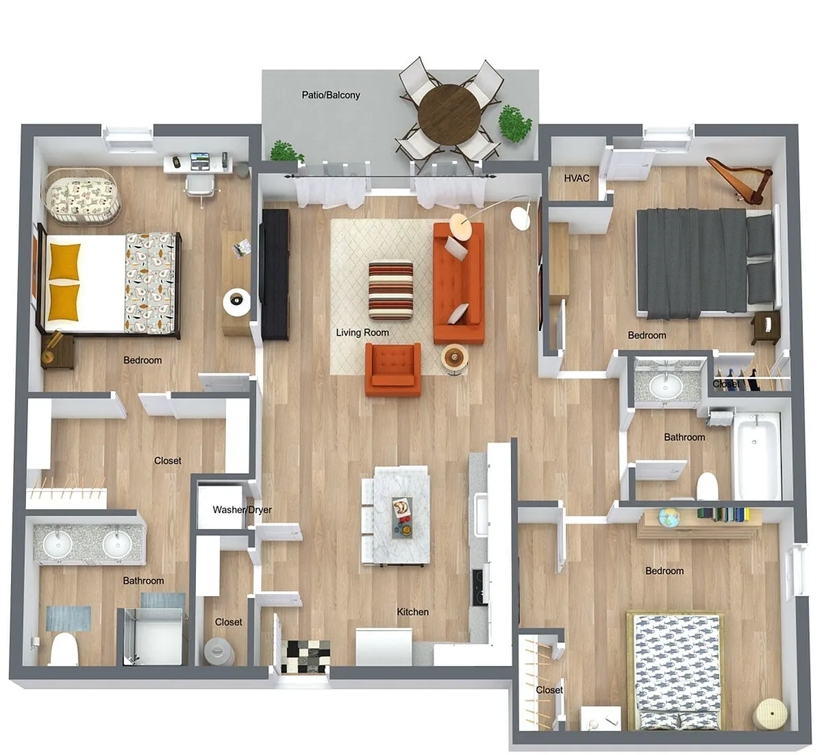 Floor plan D1