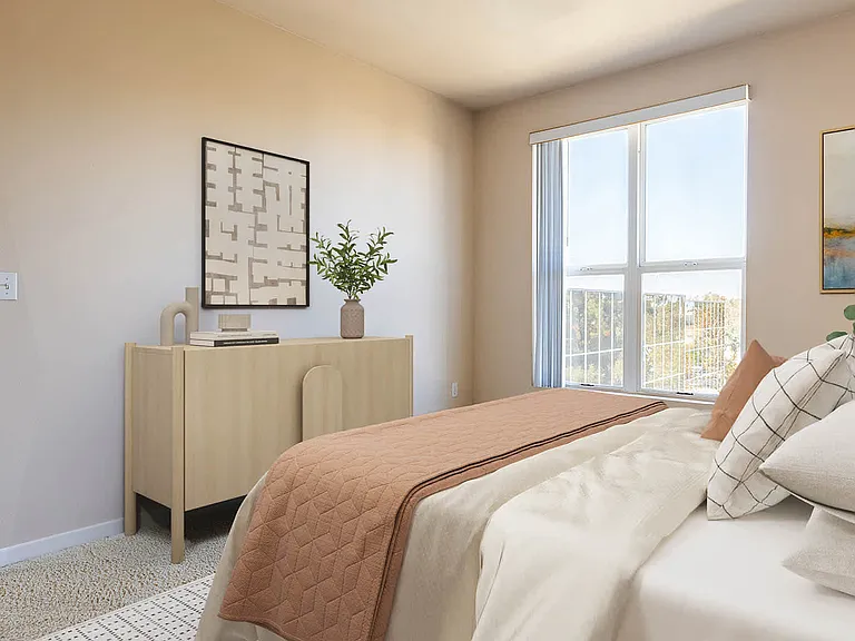Carpeted Bedroom