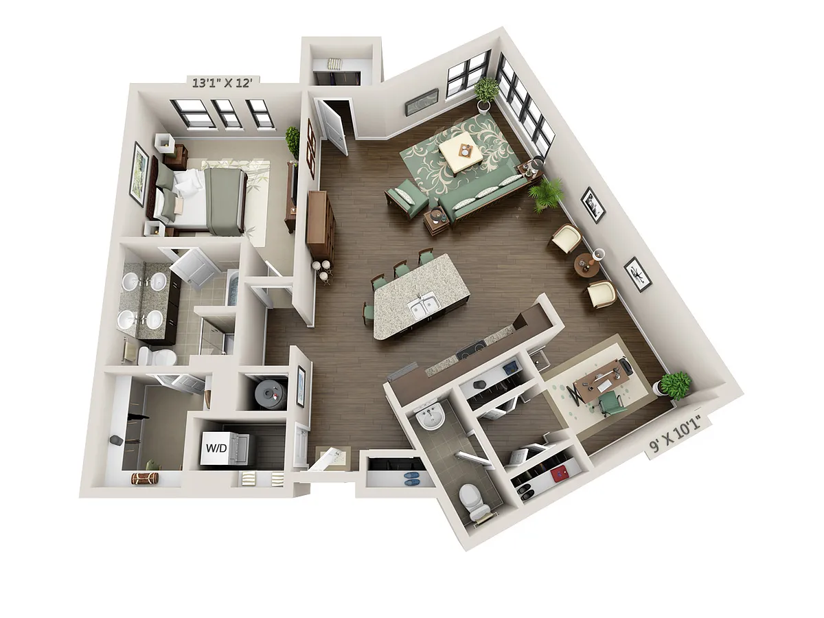 Floor plan Trust (A1.5D)