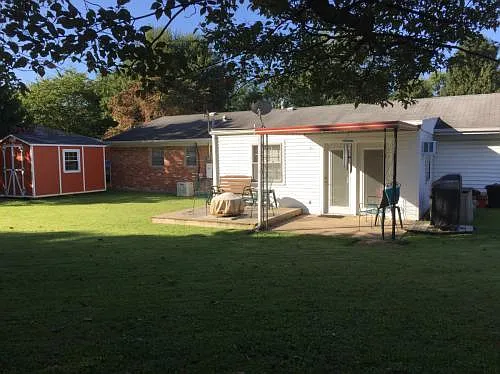 Huge shed and covered patio