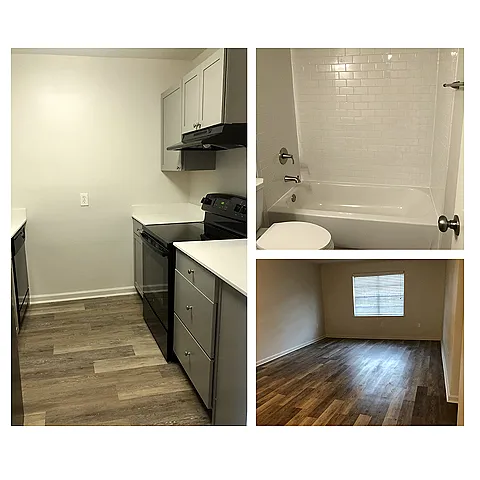 Floor plan Two Bedroom/ One Bath (R)