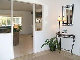 Foyer with Ceramic Tile