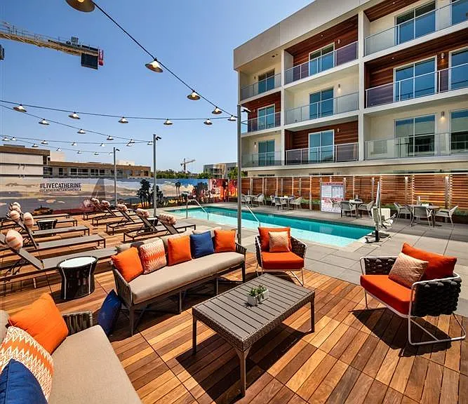 pool and lounge