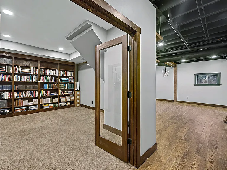 Basement room and living area