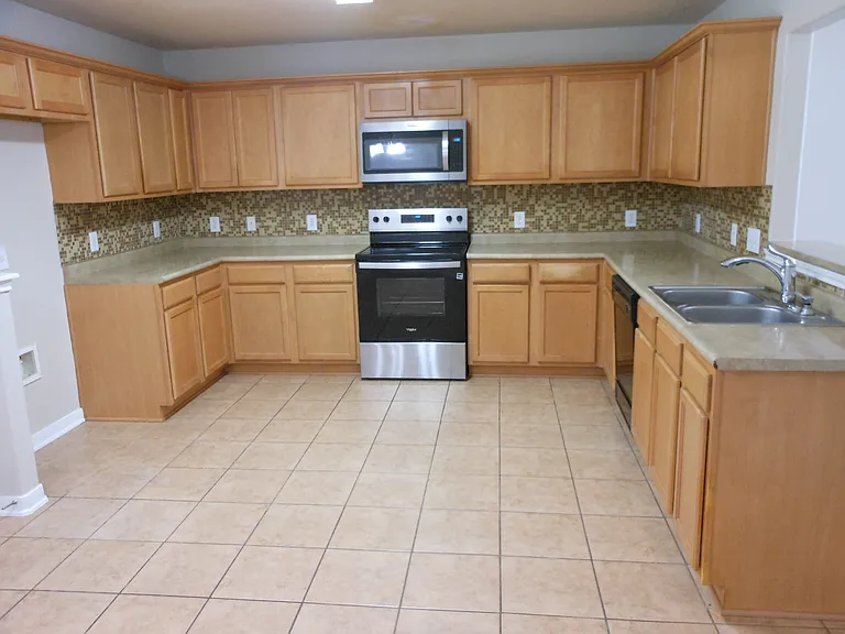 Large kitchen with ample cabinet space!