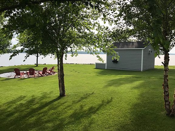 Firepit and Bunkhouse