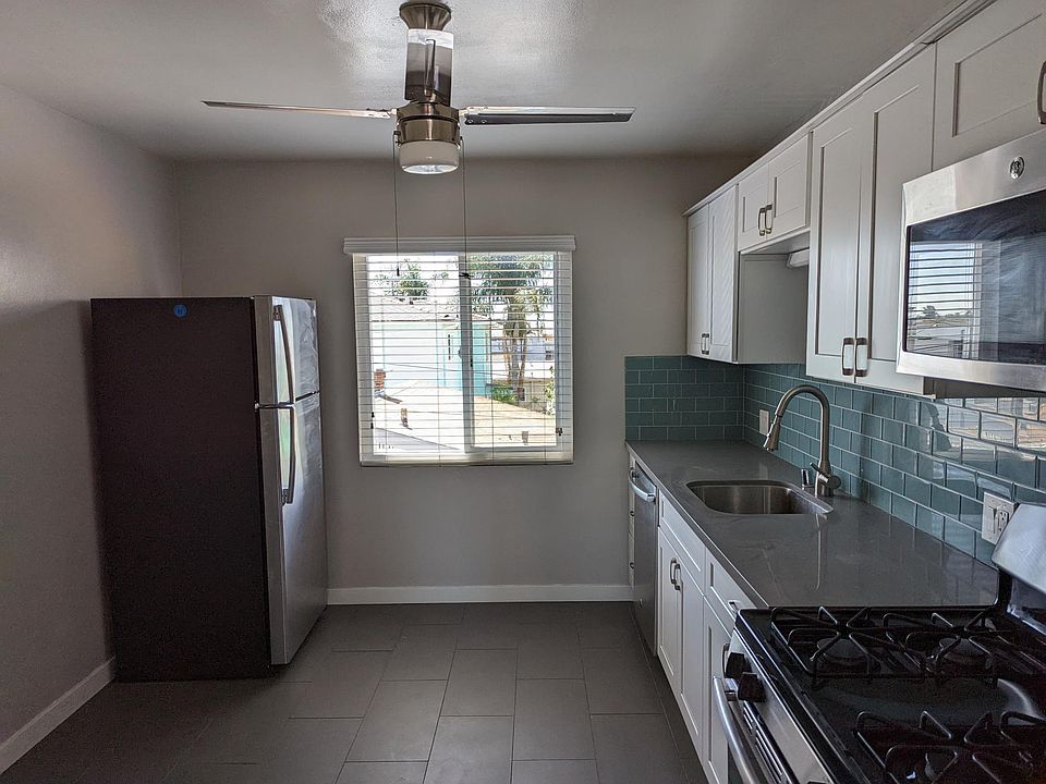 Kitchen with all stainless steel appliances
