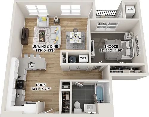 Floor plan Fisher