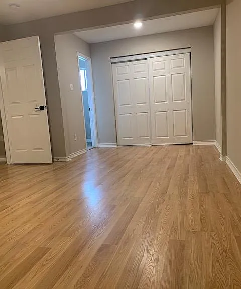 Bedroom with closet