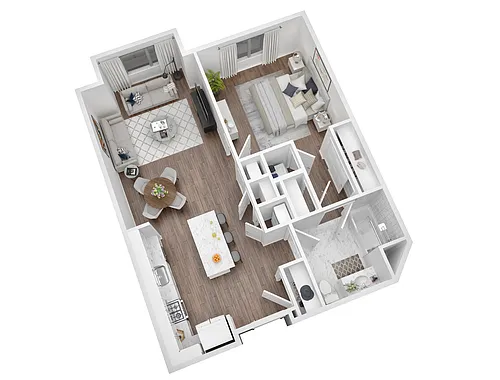 Floor plan A03A