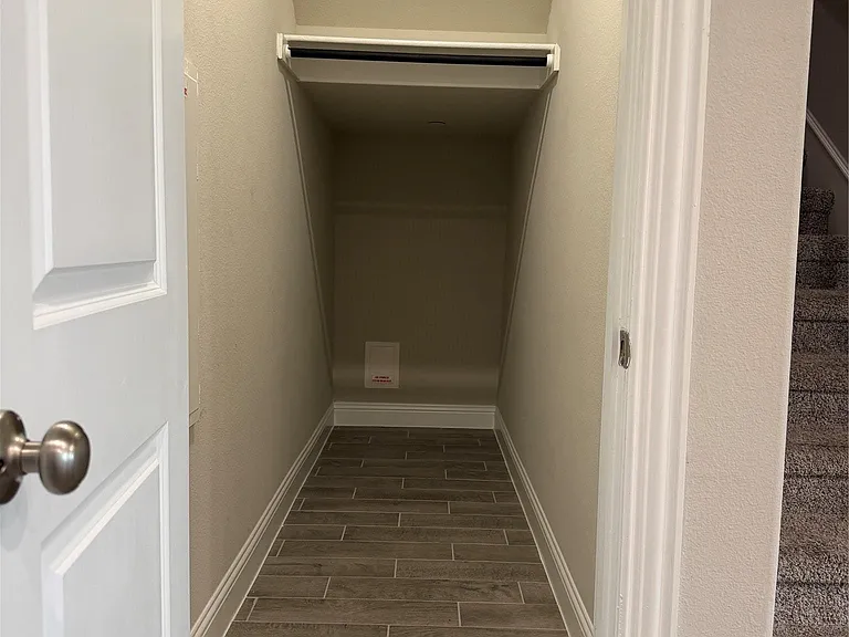 Under stairs storage