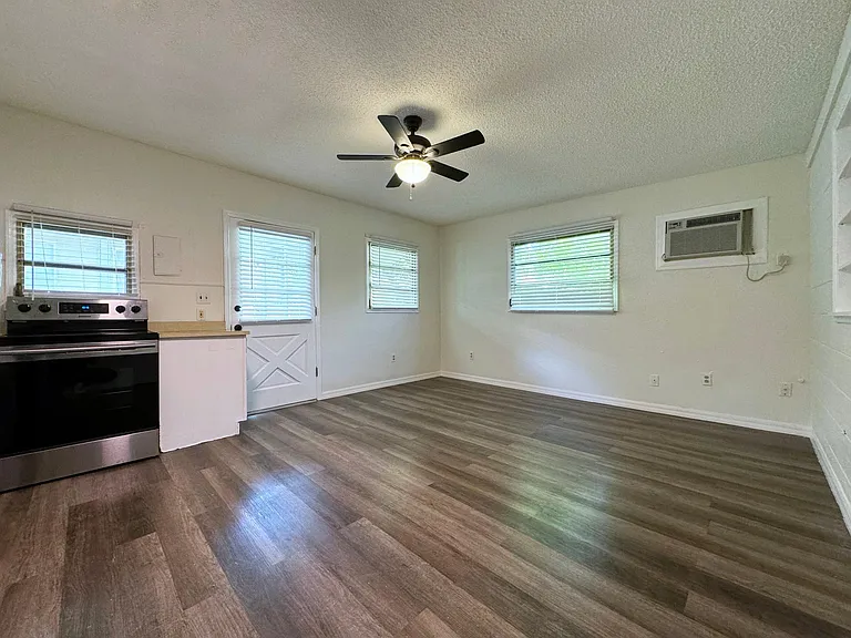 View of the living room space.