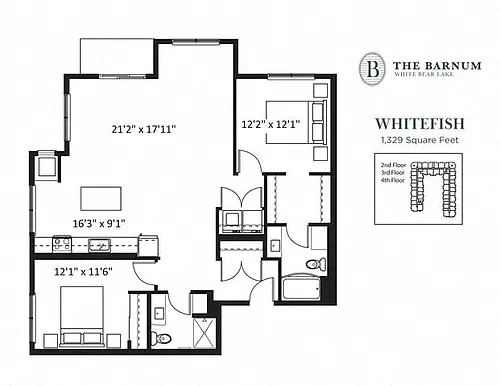 Floor plan Whitefish