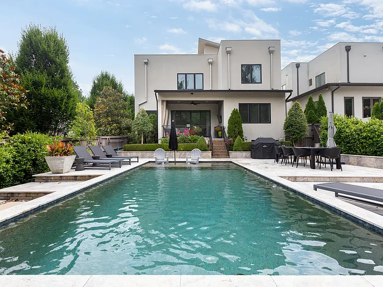 Backyard oasis.