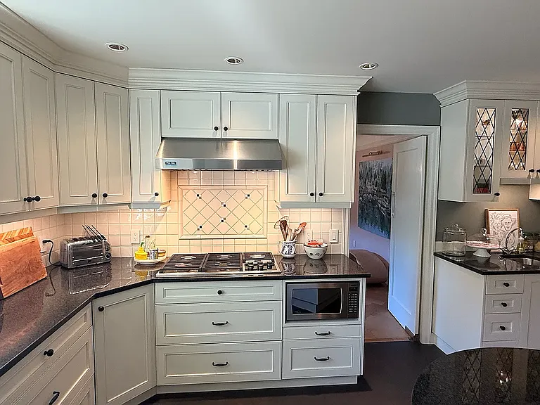 Kitchen towards dining room