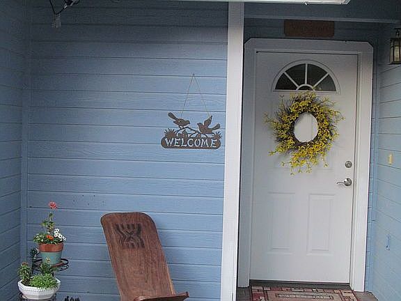 Front entry--note skylight