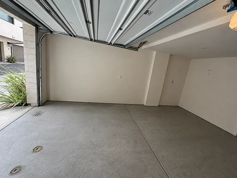 Two car private attached garage