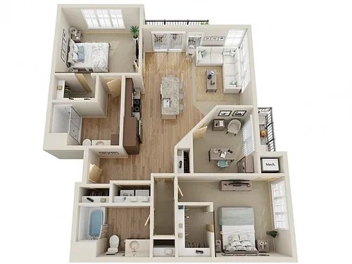 Floor plan E1