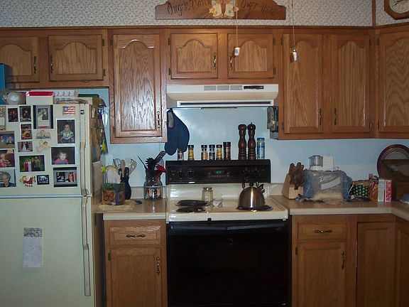 Remodeled kitchen.