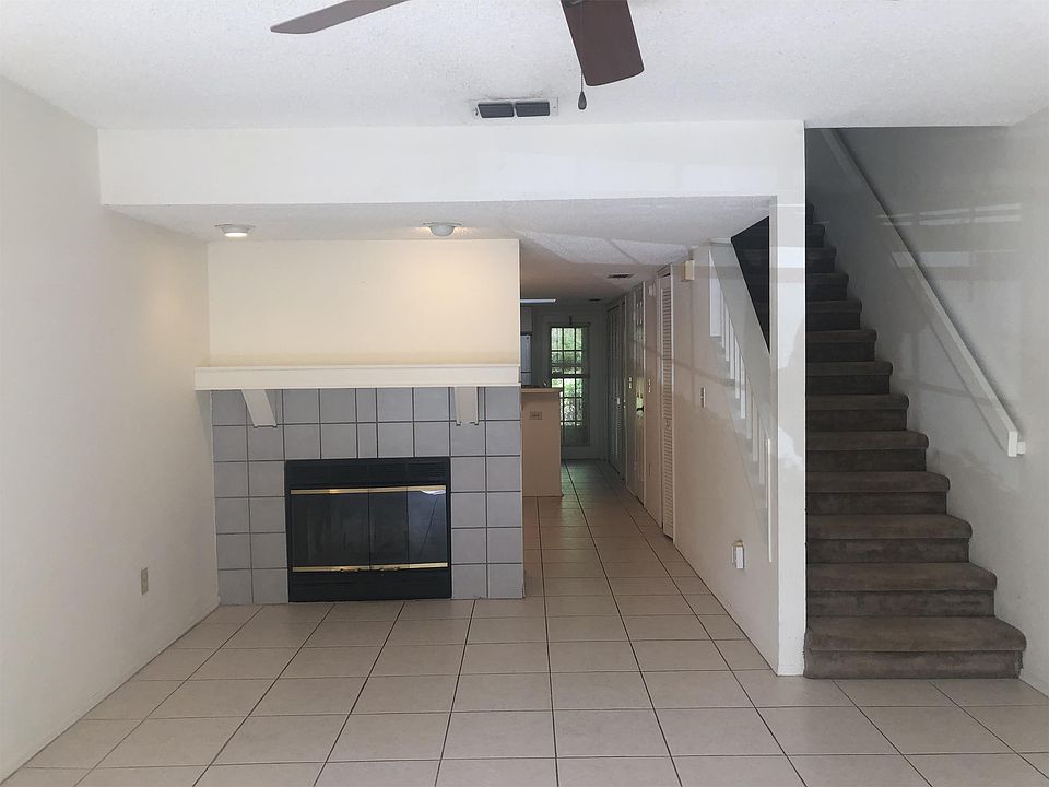 Real Wood Burning Fireplace in living room
