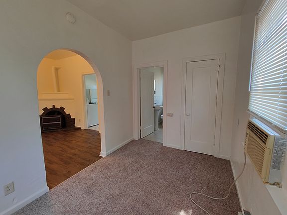 Bedroom with large closet