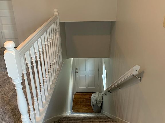 stairwell into unit from front door