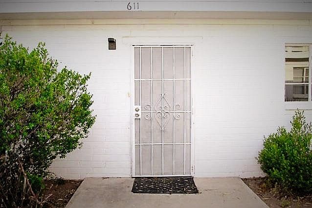Entrance to dwelling