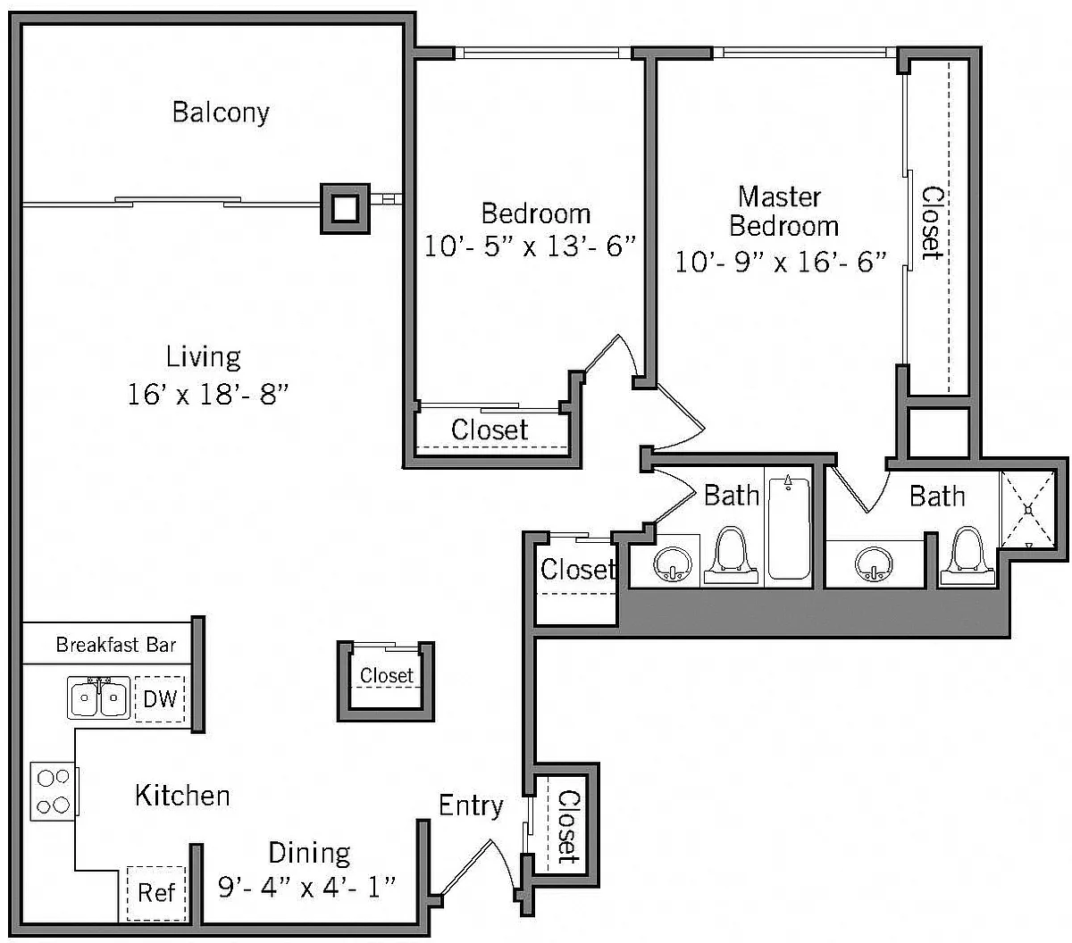 Floor plan 2C