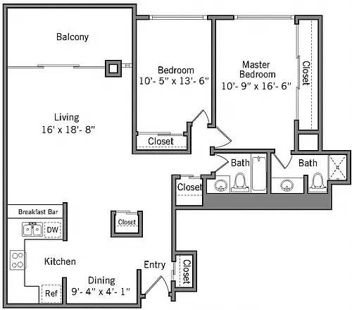 Floor plan 2C