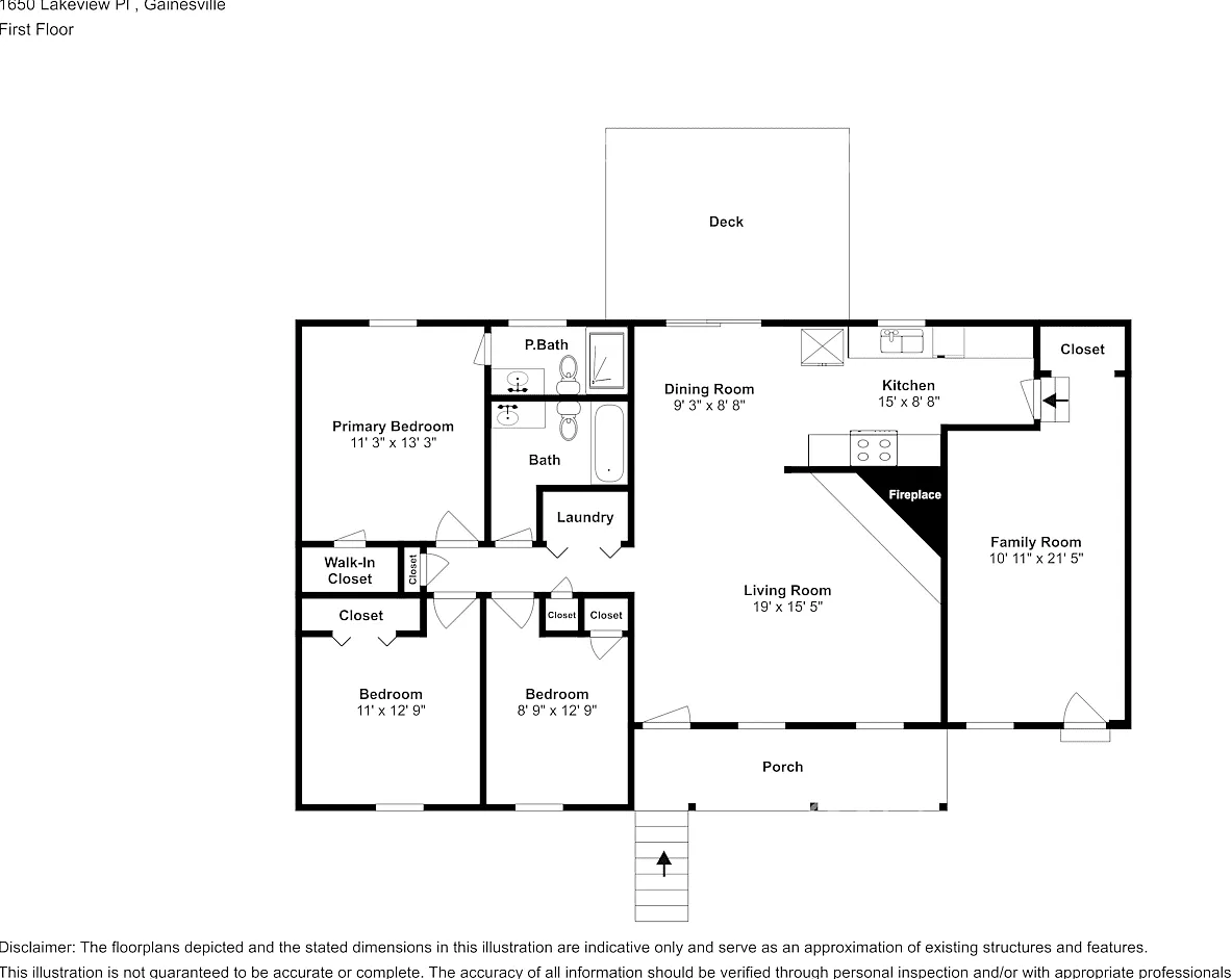 1650 Lakeview Pl Gainesville, GA 30501 — Photo 2
