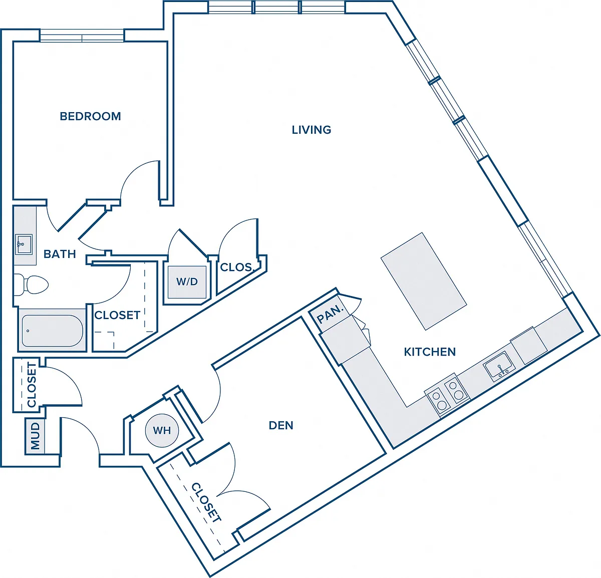 Floor plan A13D