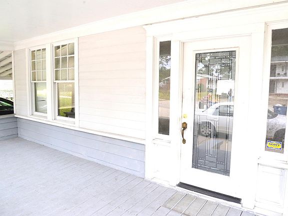 FRONT DOOR AND PORCH