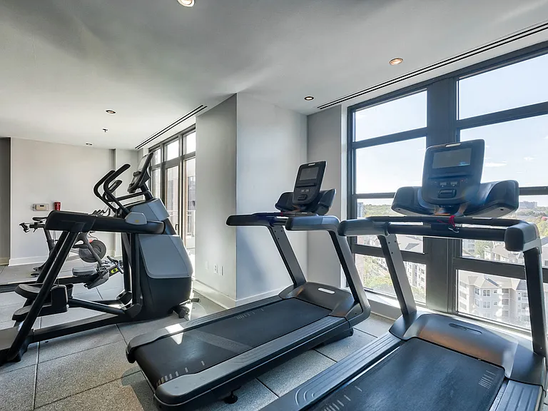 Life Fitness equipment with built-in entertainment